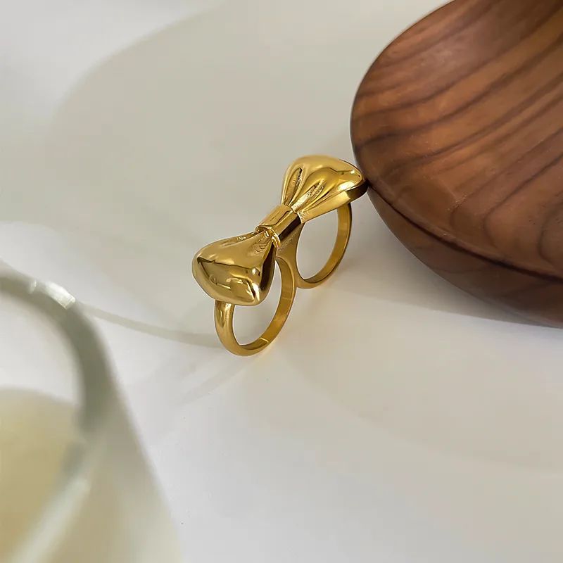 Timeless Bow Ring (18K Gold Plated)