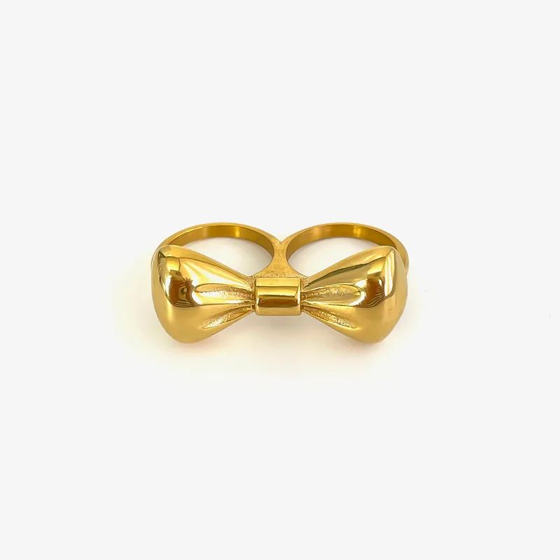 Timeless Bow Ring (18K Gold Plated)