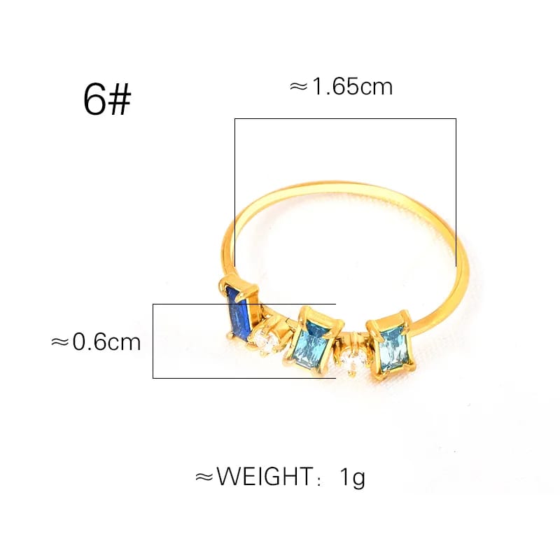 Elegant Gold Ring 18K Gold plated