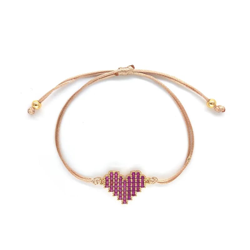 Freshwater Pearl Heart Bracelet